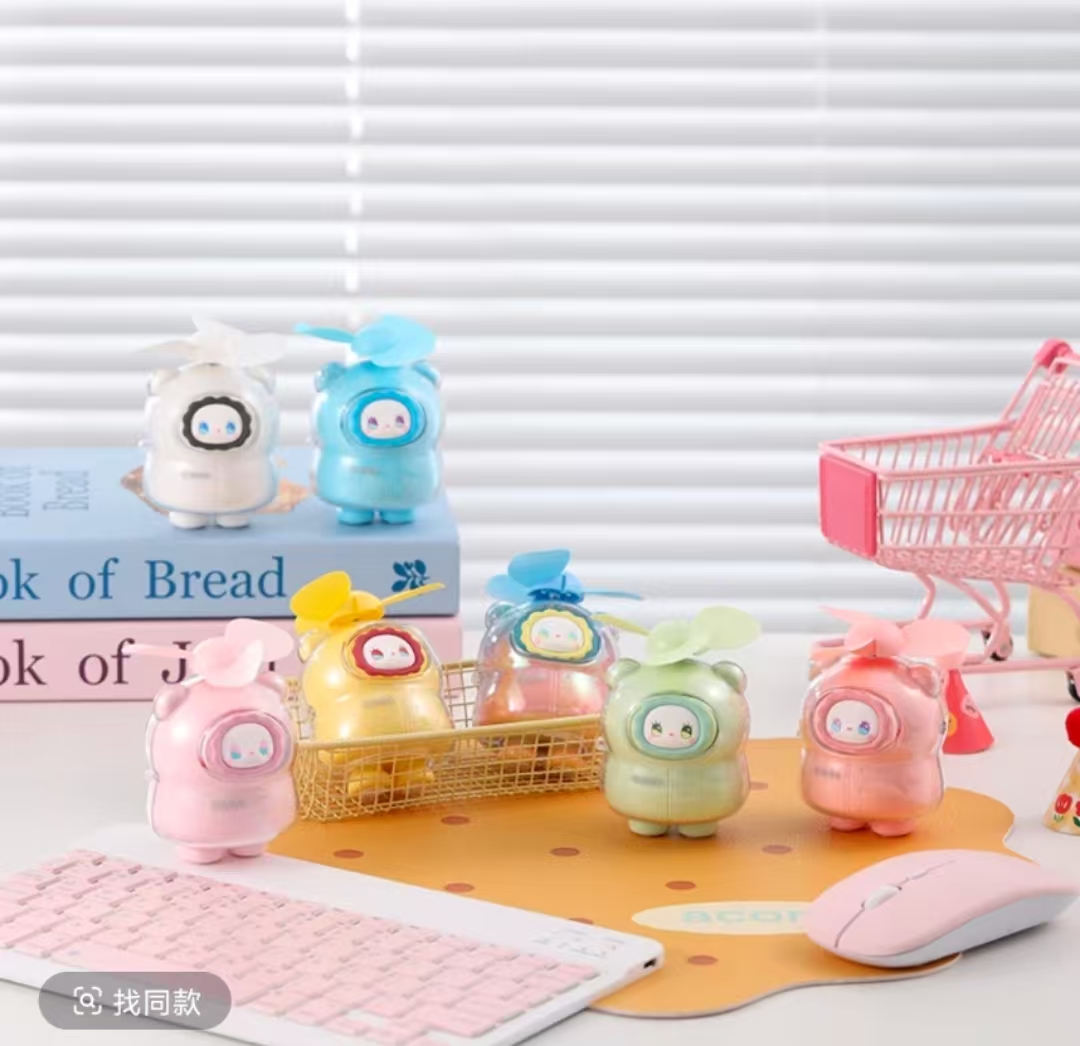 【菜菜拆盒】大转盘 EMMA迷你小风扇二代 系列盲盒