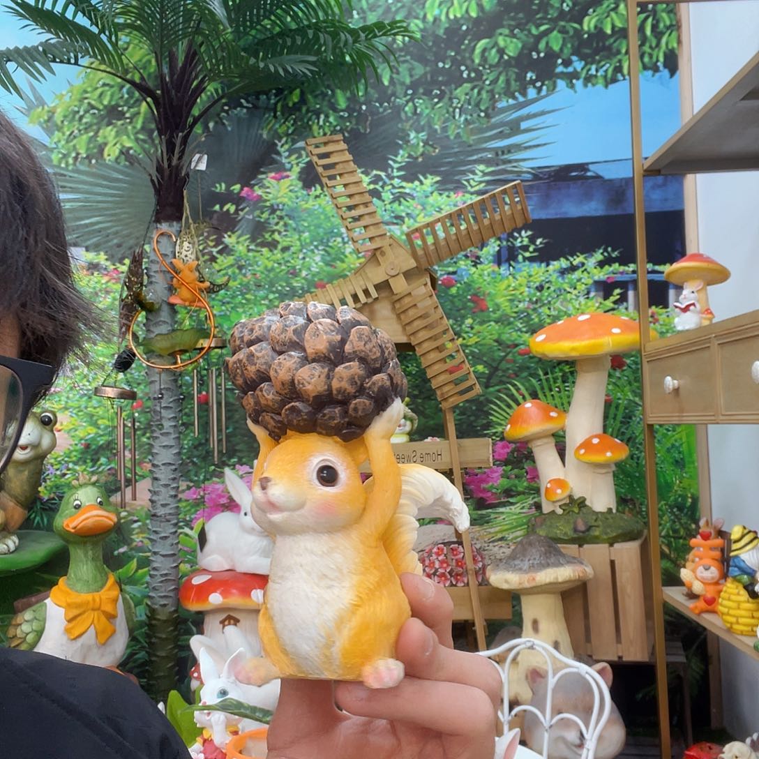 红陶花园庭院摆件