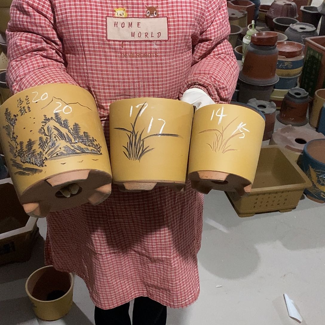 紫砂花盆紫砂花盆