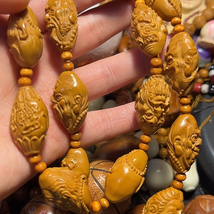 橄榄核手串/手链立新脖挂瑕疵裂