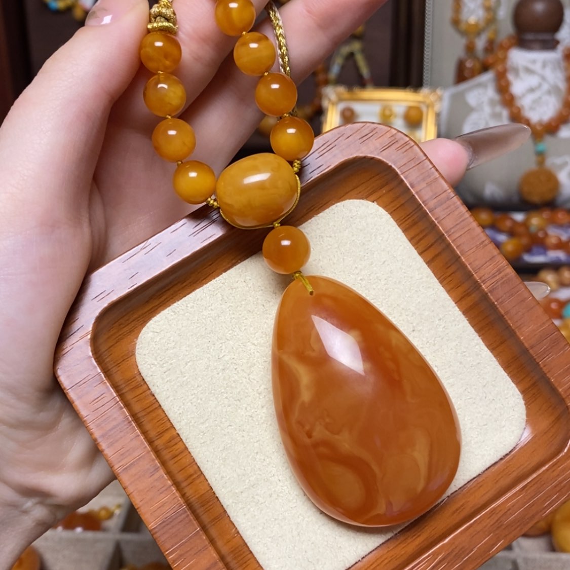 【闪购商品】手链蜜蜡未镶嵌项链