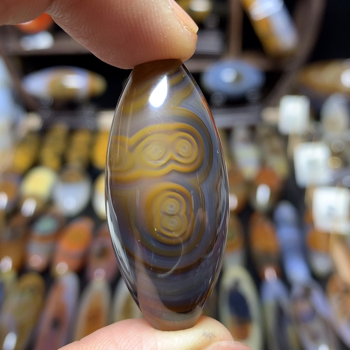 玛瑙/玉髓笔搁未镶嵌