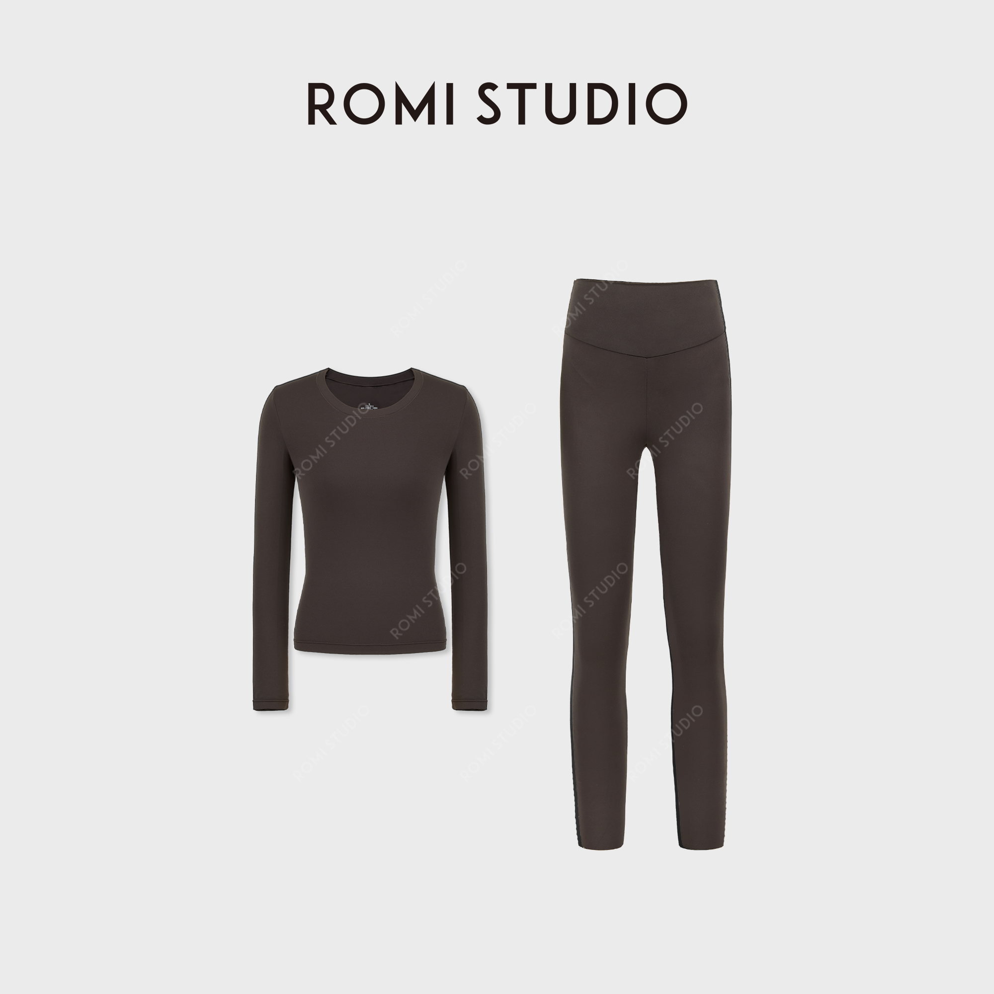 ROMI STUDIO“四针六线”双面磨绒可机洗贴肤保暖套装 RWCAS66785