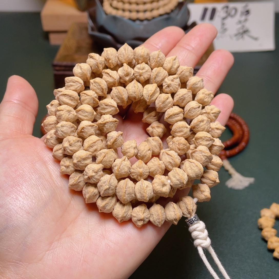 吊坠柏香籽/百香籽猫头鹰长串