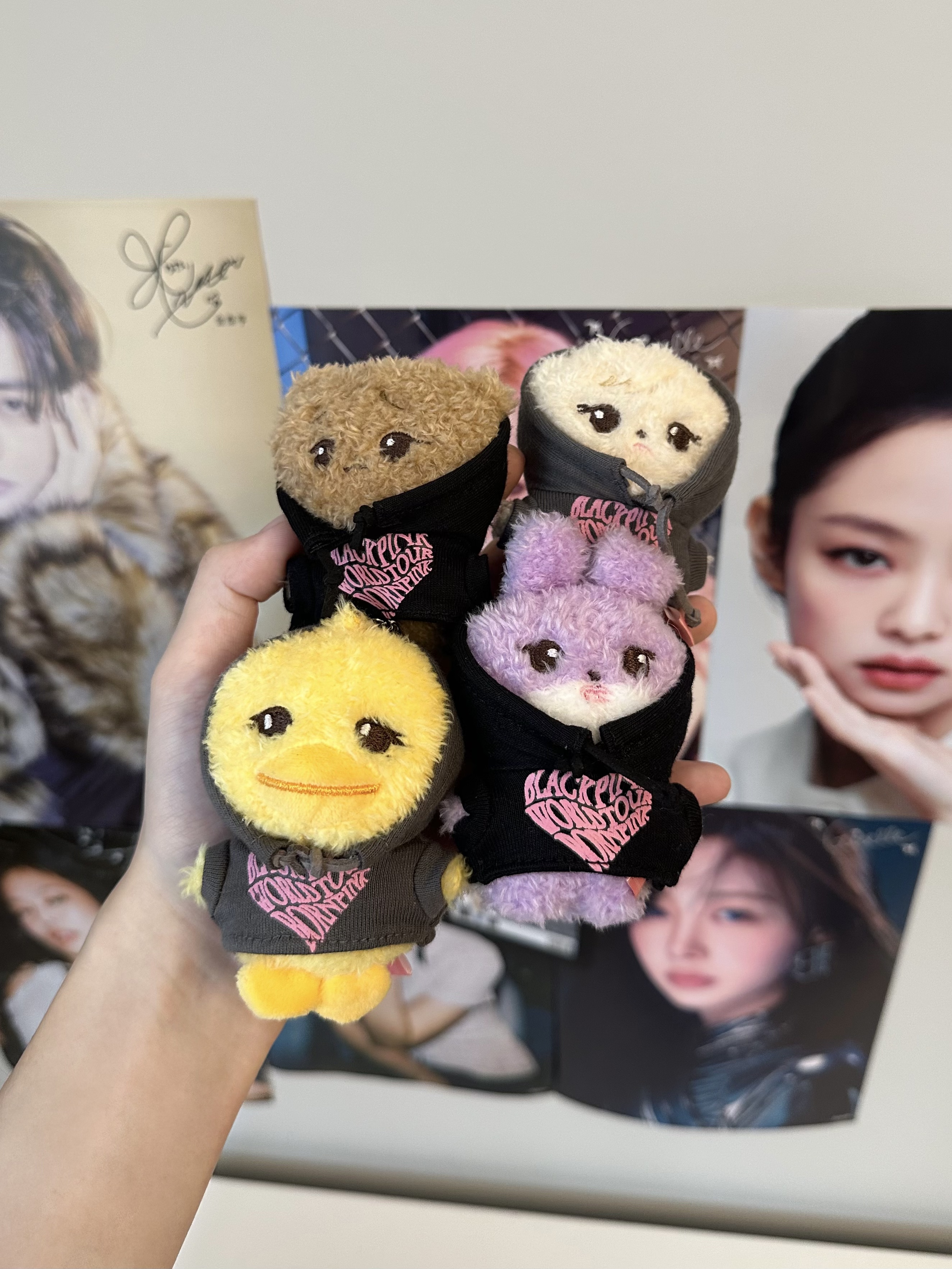 blackpink粉墨演唱会周边玩偶挂件 勿盗图 du家 图片实拍 有标