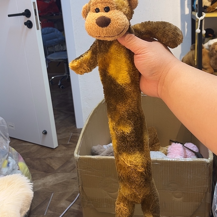 毛绒玩偶长条颗粒玩偶软软