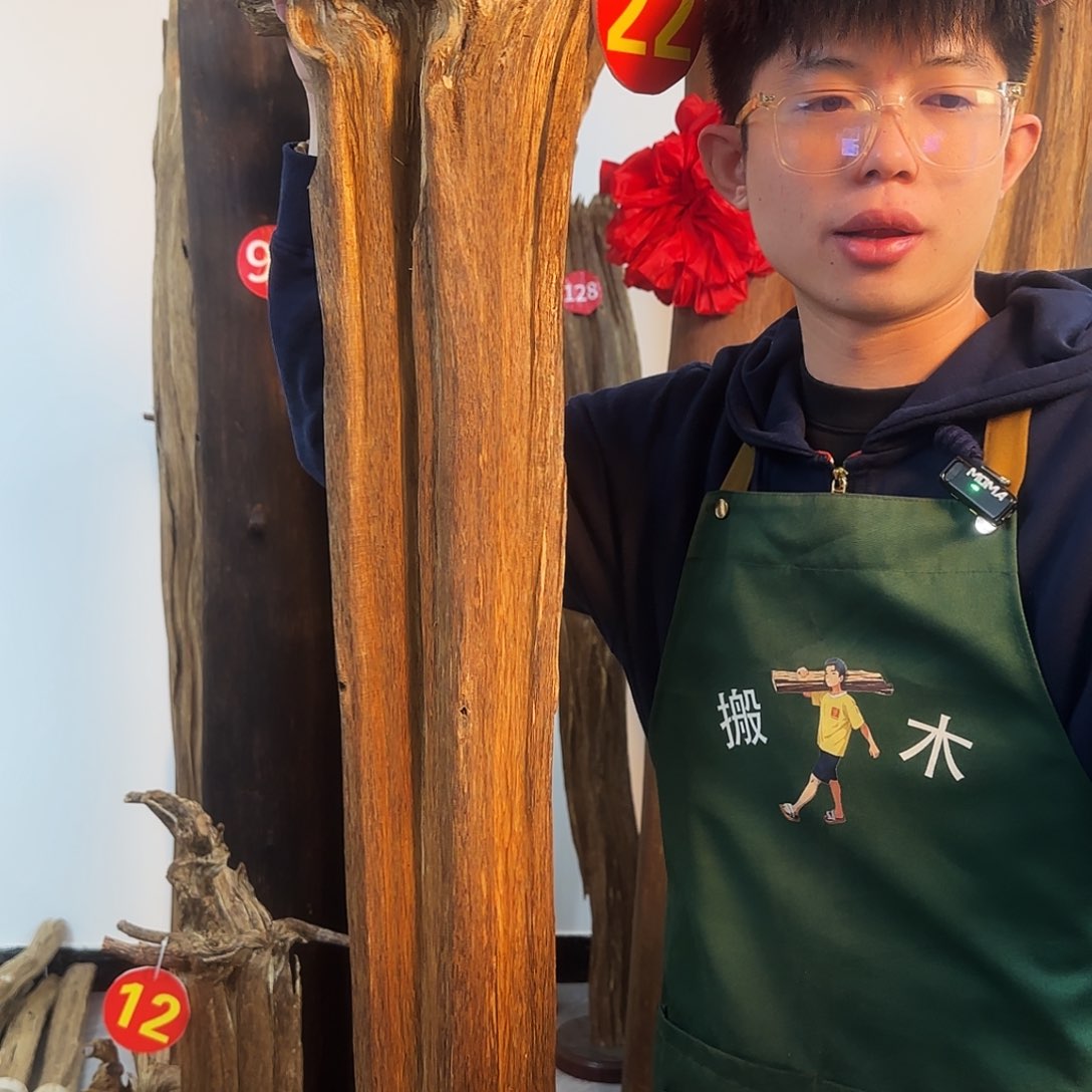 沉香摆件天然沉香原木摆件➕底座
