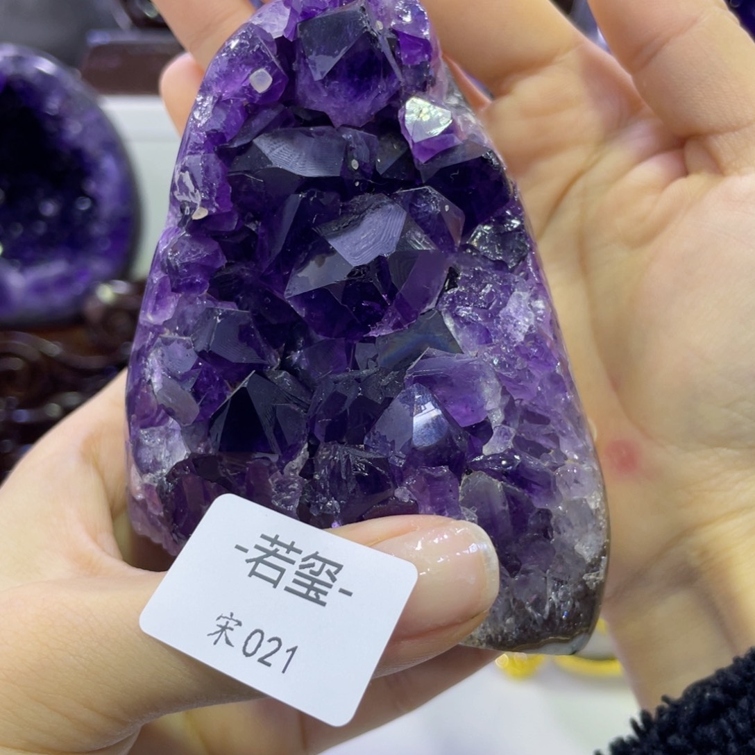 乌拉圭紫水晶摆件021