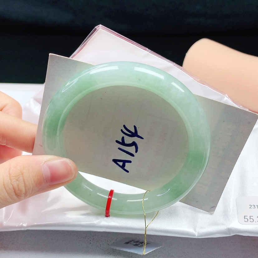 【闪购商品】翡翠手镯（圆镯）未镶嵌天然缅甸a货手镯55+