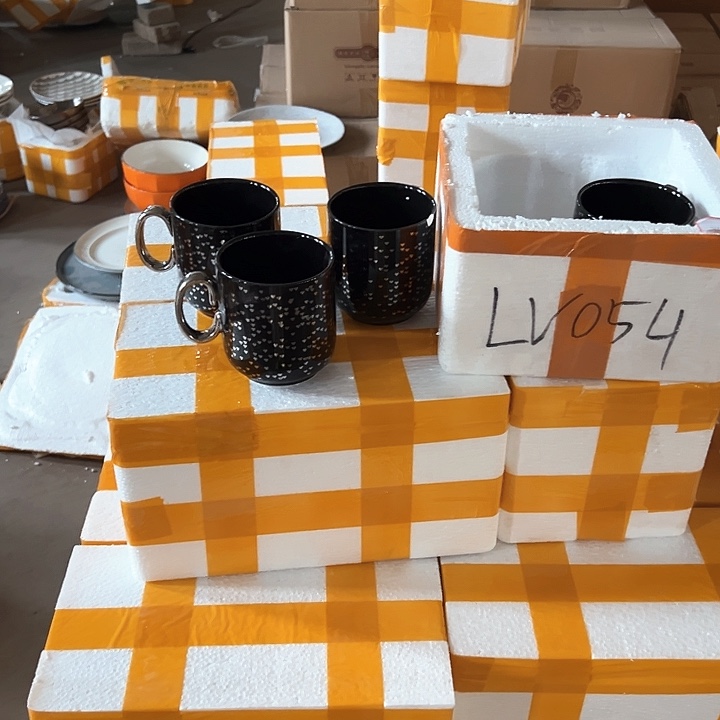 黑色杯子2只精品