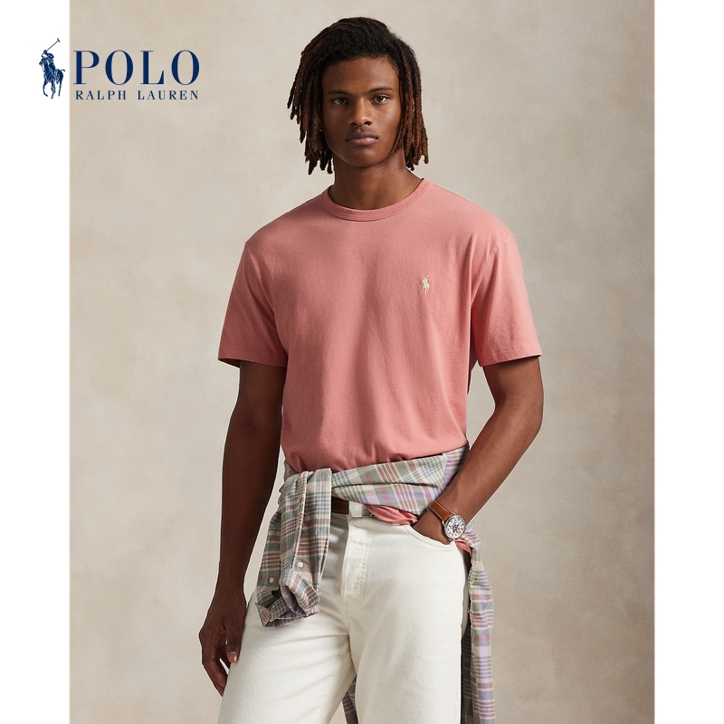 Ralph Lauren拉夫劳伦男装 25年秋经典版型圆领棉质T恤710916698