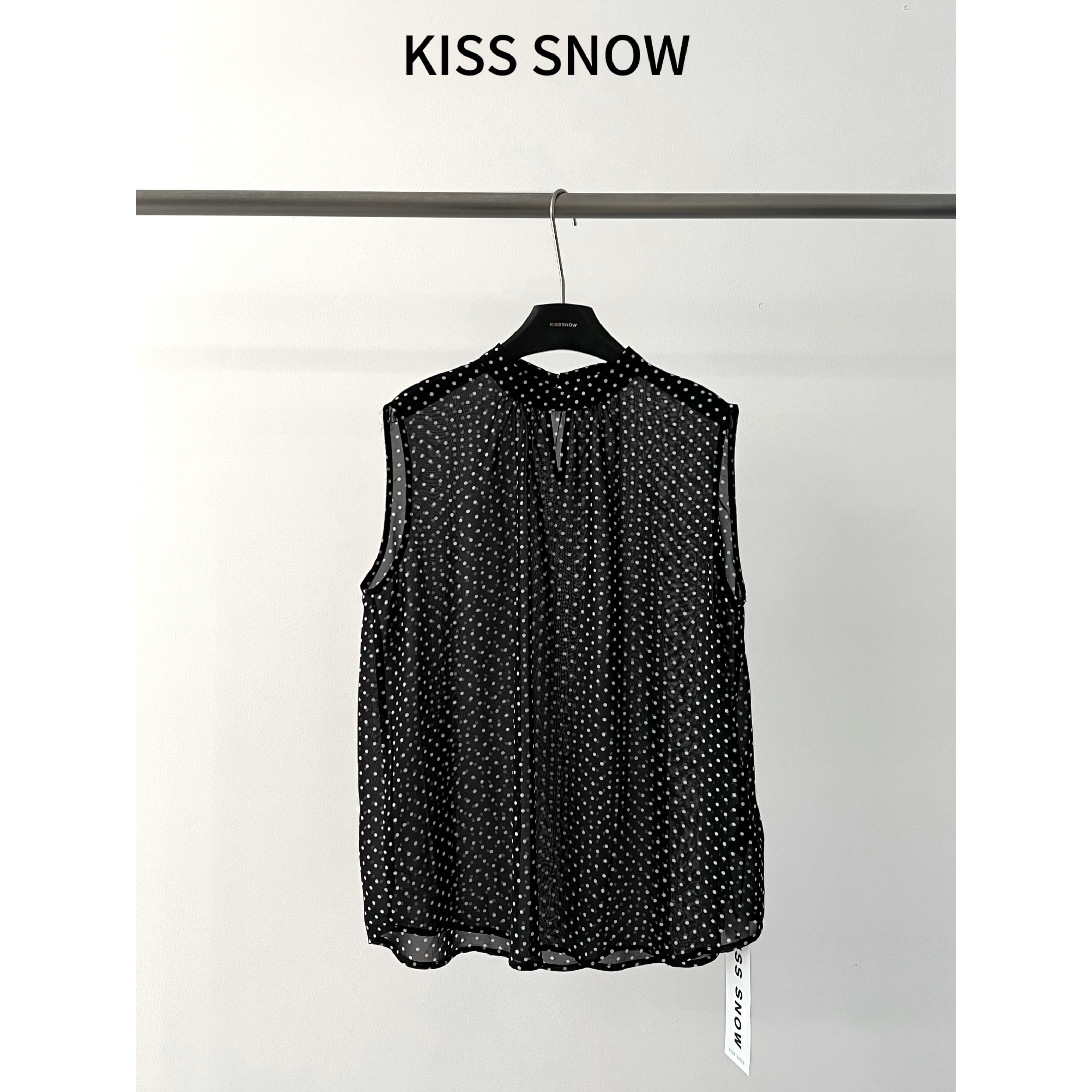 【KS】自线2996波点上衣 高级感百搭