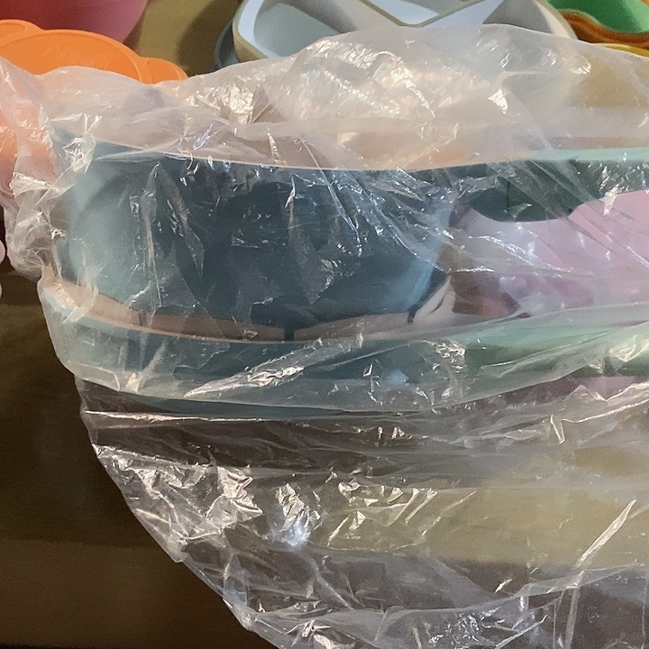 蓝色18厘米把手脏了套装