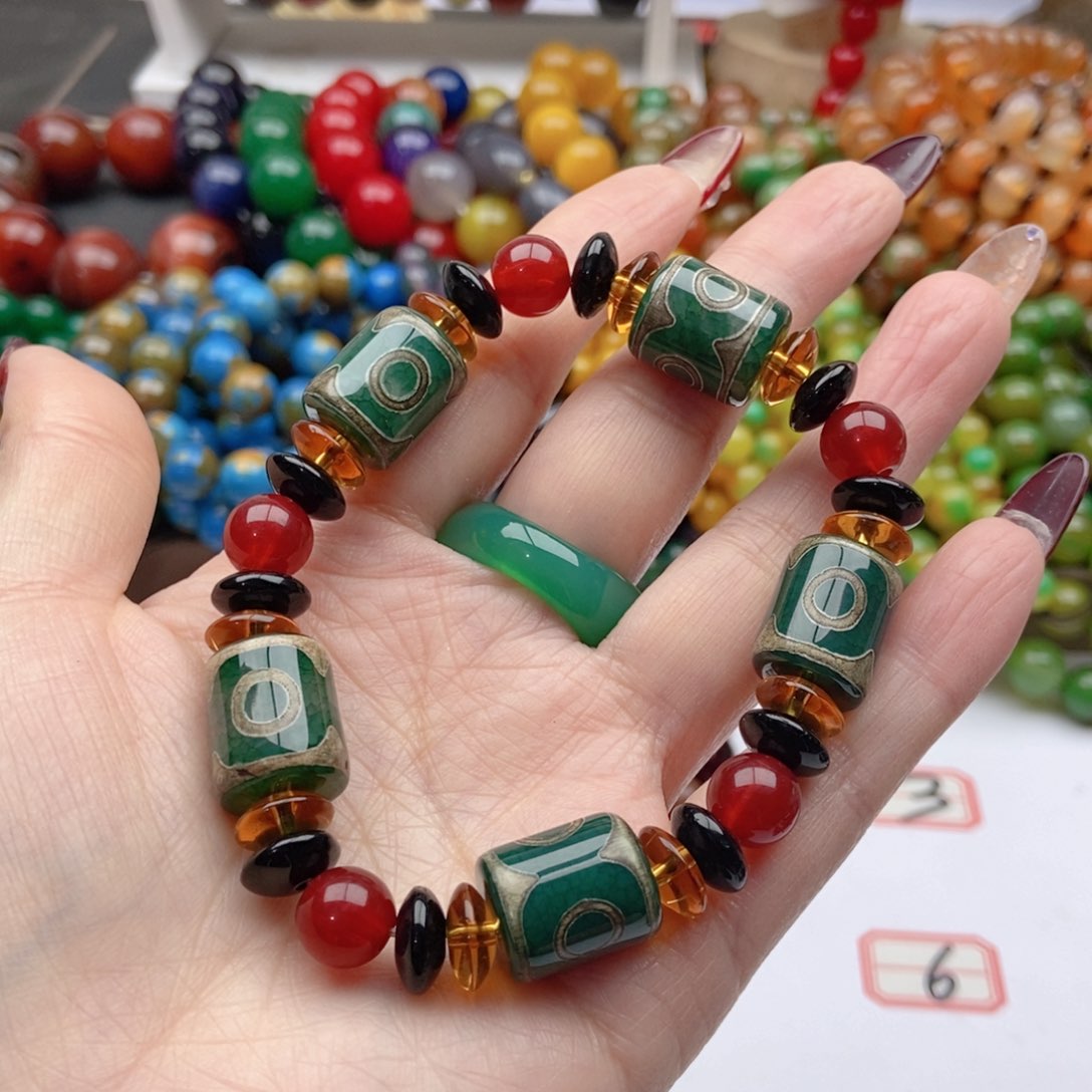 【闪购商品】玛瑙/玉髓手链未镶嵌丁*