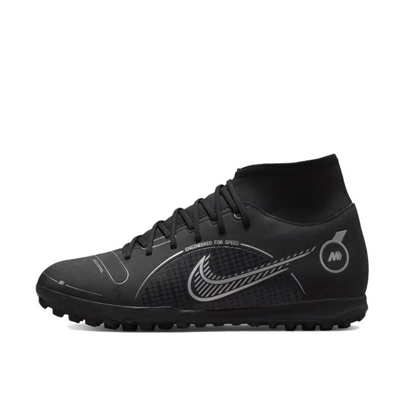 清货 耐克正品 Nike SUPERFLY 8 男子碎钉中帮足球鞋 DJ2909-007