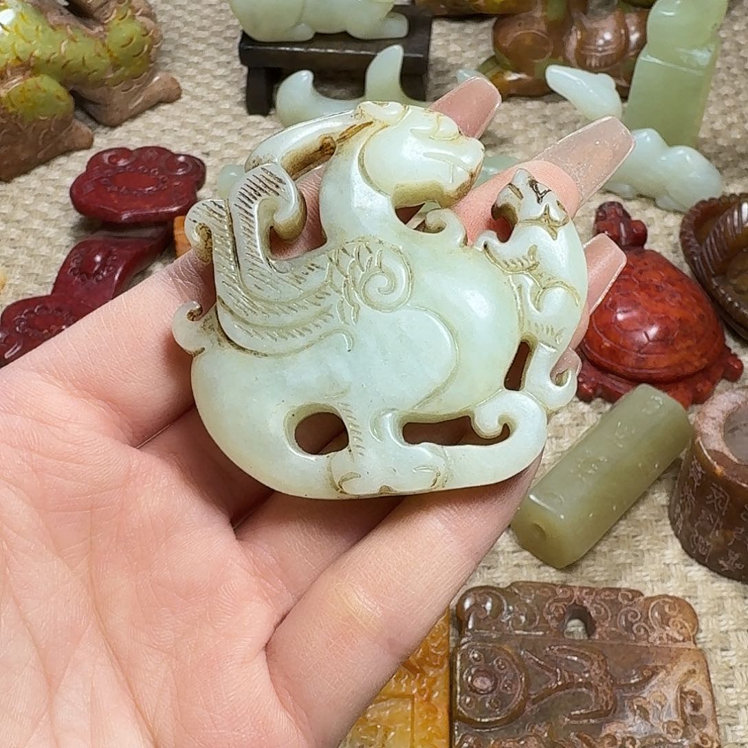 白玉菩提吊坠挂件