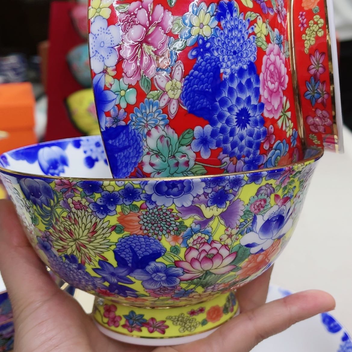 【闪购商品】珐琅6寸2个…………