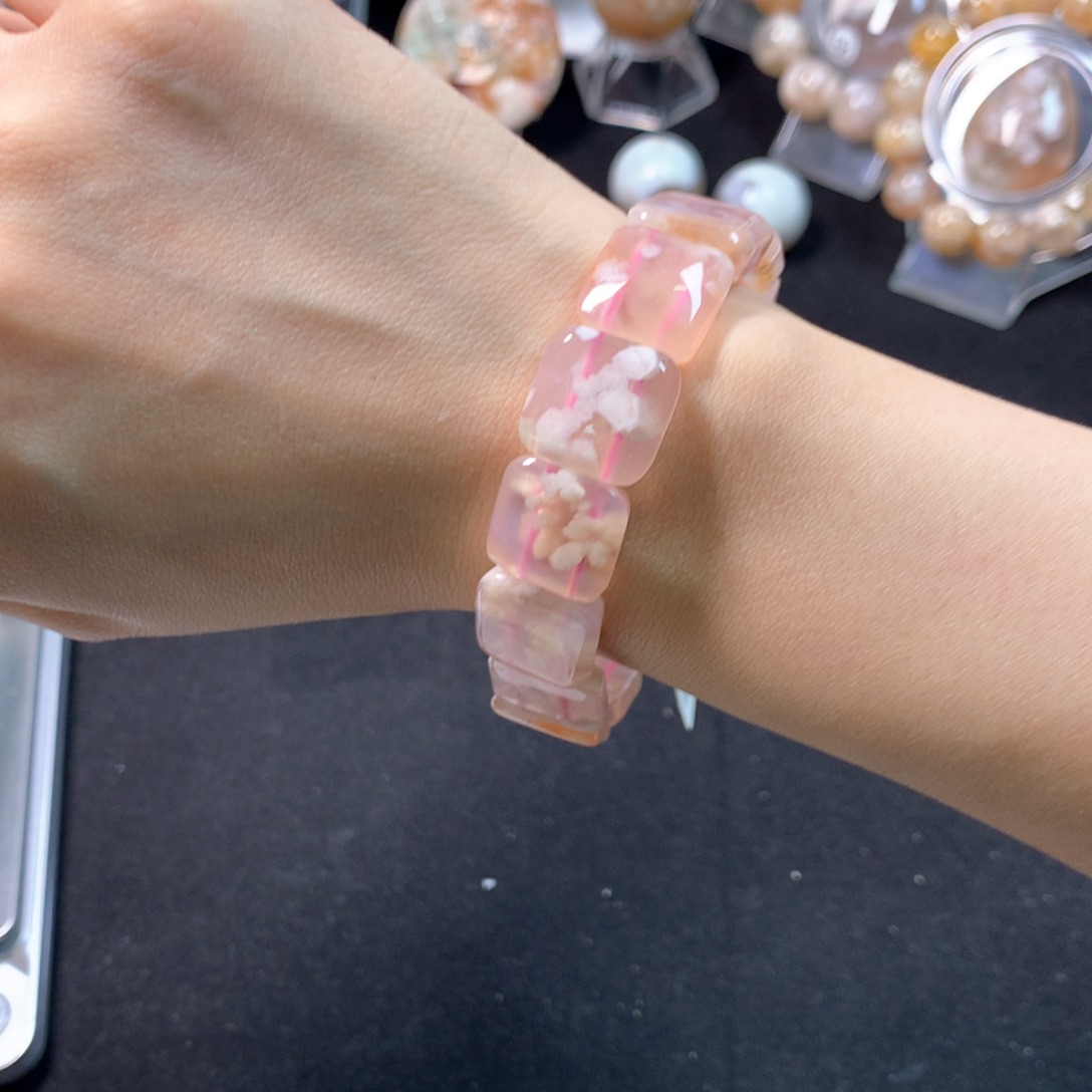 玛瑙/玉髓项圈未镶嵌高冰透手牌