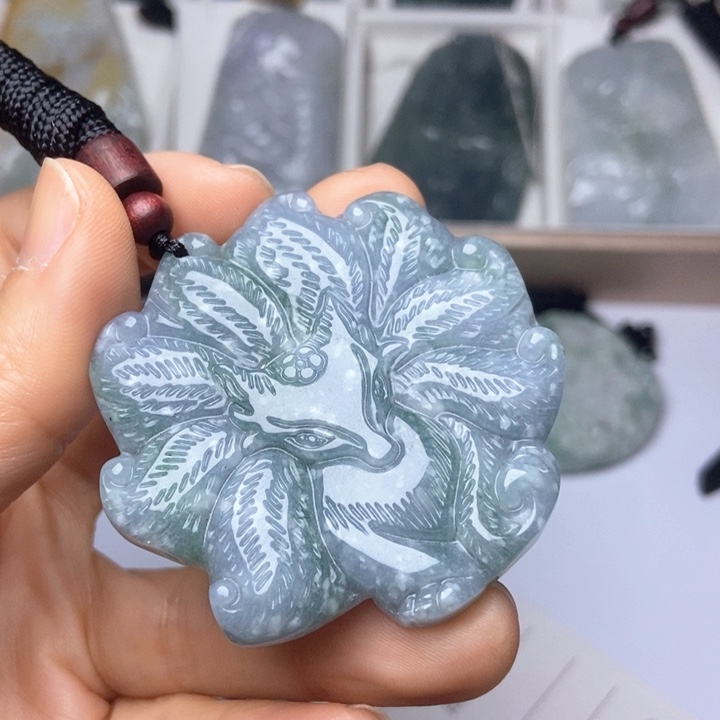 翡翠未镶嵌挂件翡翠