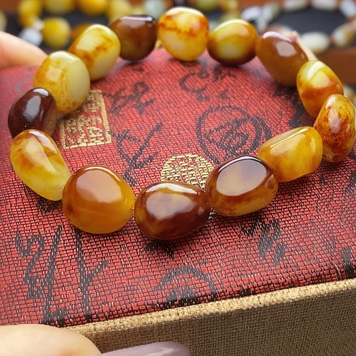 和田玉未镶嵌手链