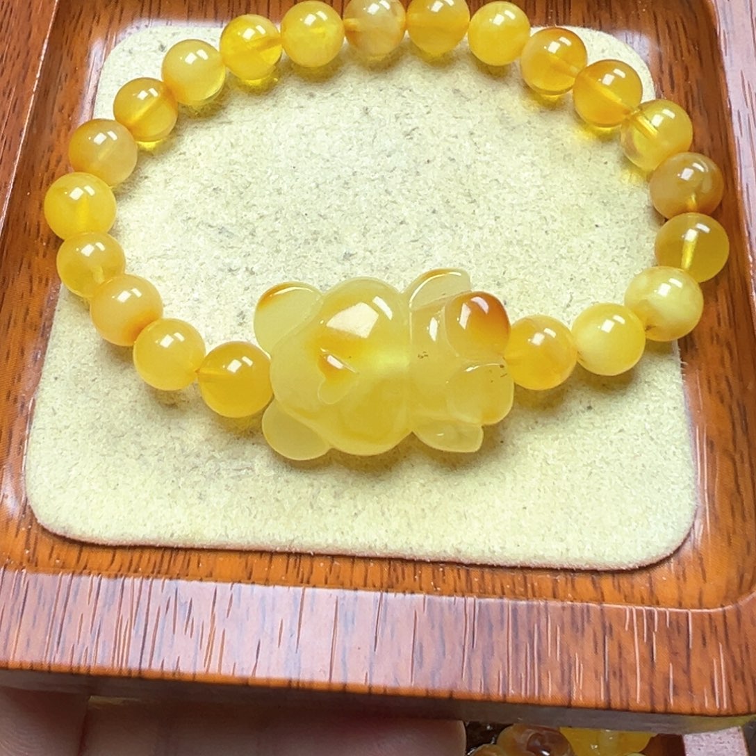 琥珀吊坠(不含链)未镶嵌