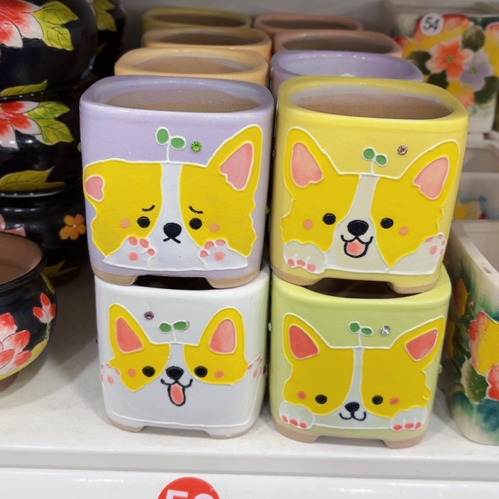 红陶内口7高7.5，4个