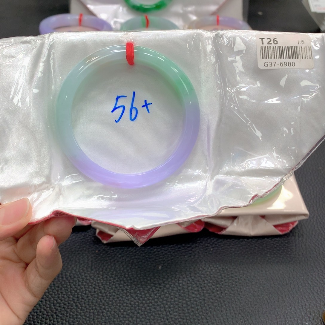 翡翠未镶嵌手镯7号