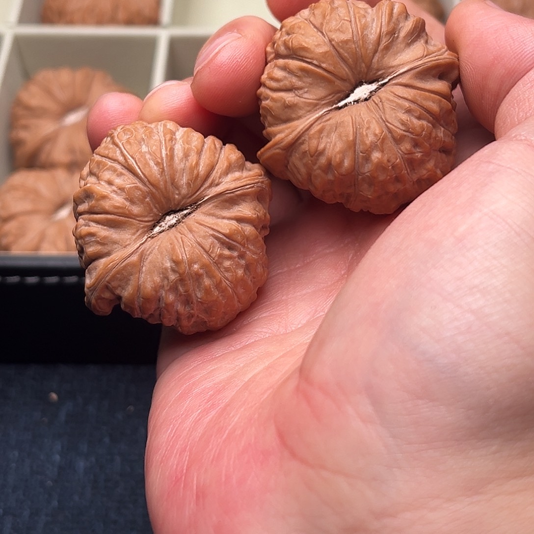 清***月把件文玩核桃452清风