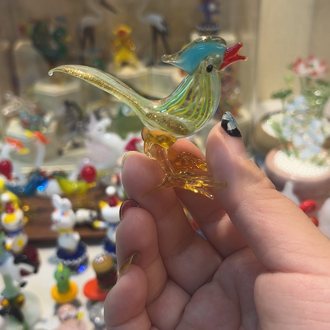 琉璃手工艺品吉祥鸟