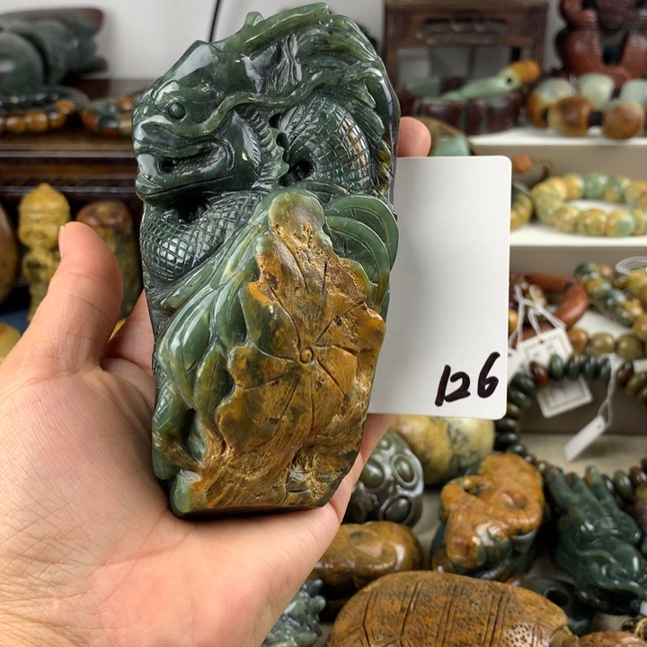 怡***殿岫岩河磨玉（透闪石质玉）未镶嵌珠宝奇石