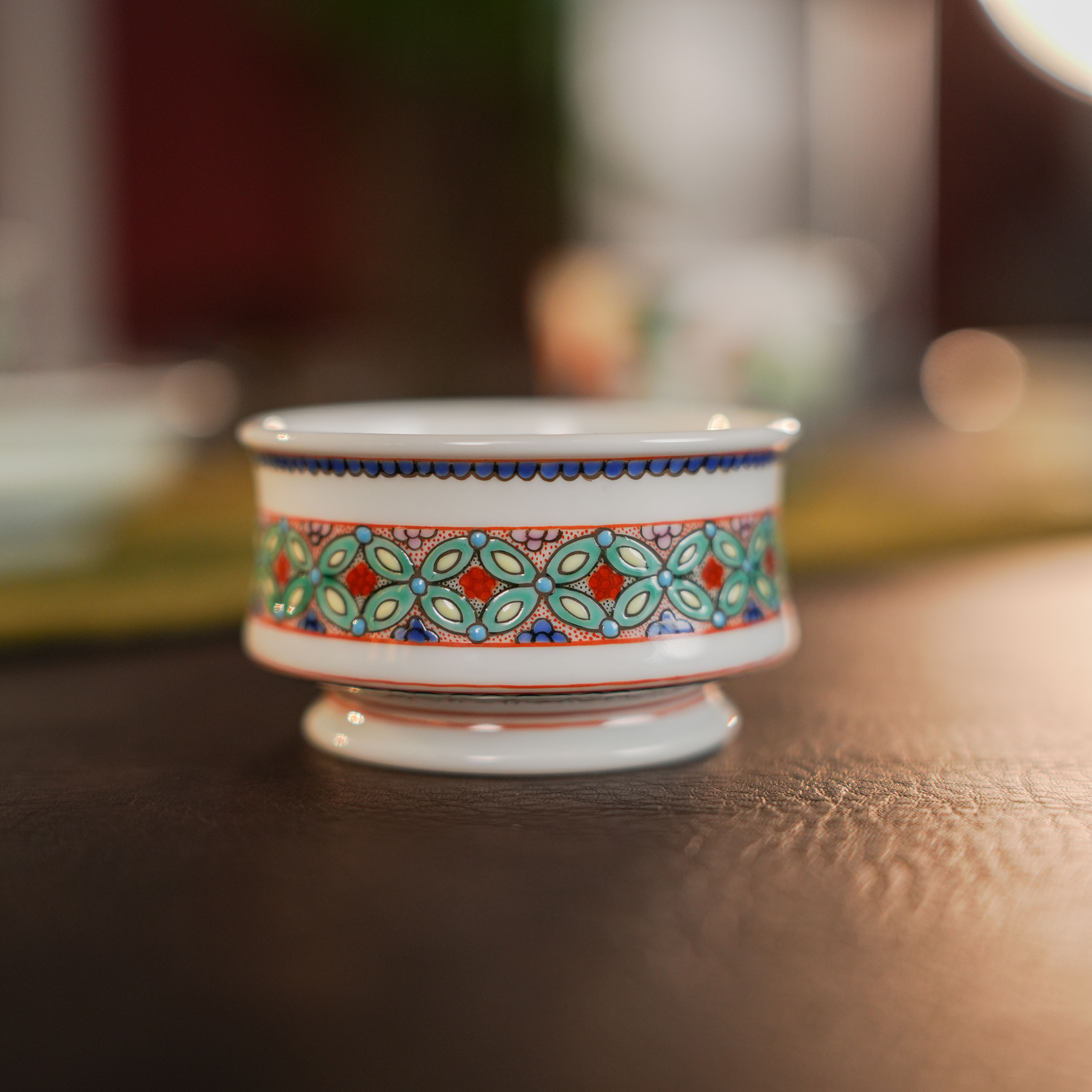 【悦生活】铜钱古彩-古阅和风-杯-50ml（古阅0088）