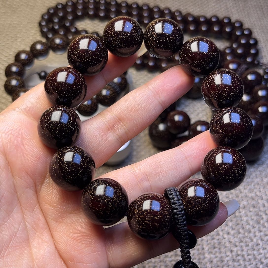 檀香紫檀（小叶紫檀）1.8 13颗爆星