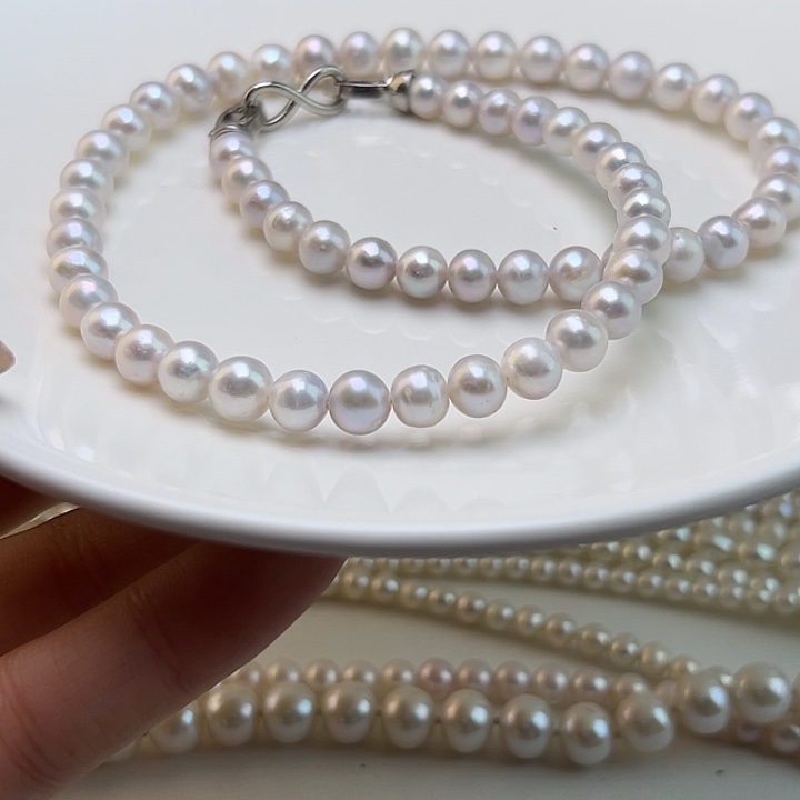 颈饰未镶嵌淡水珍珠7-8