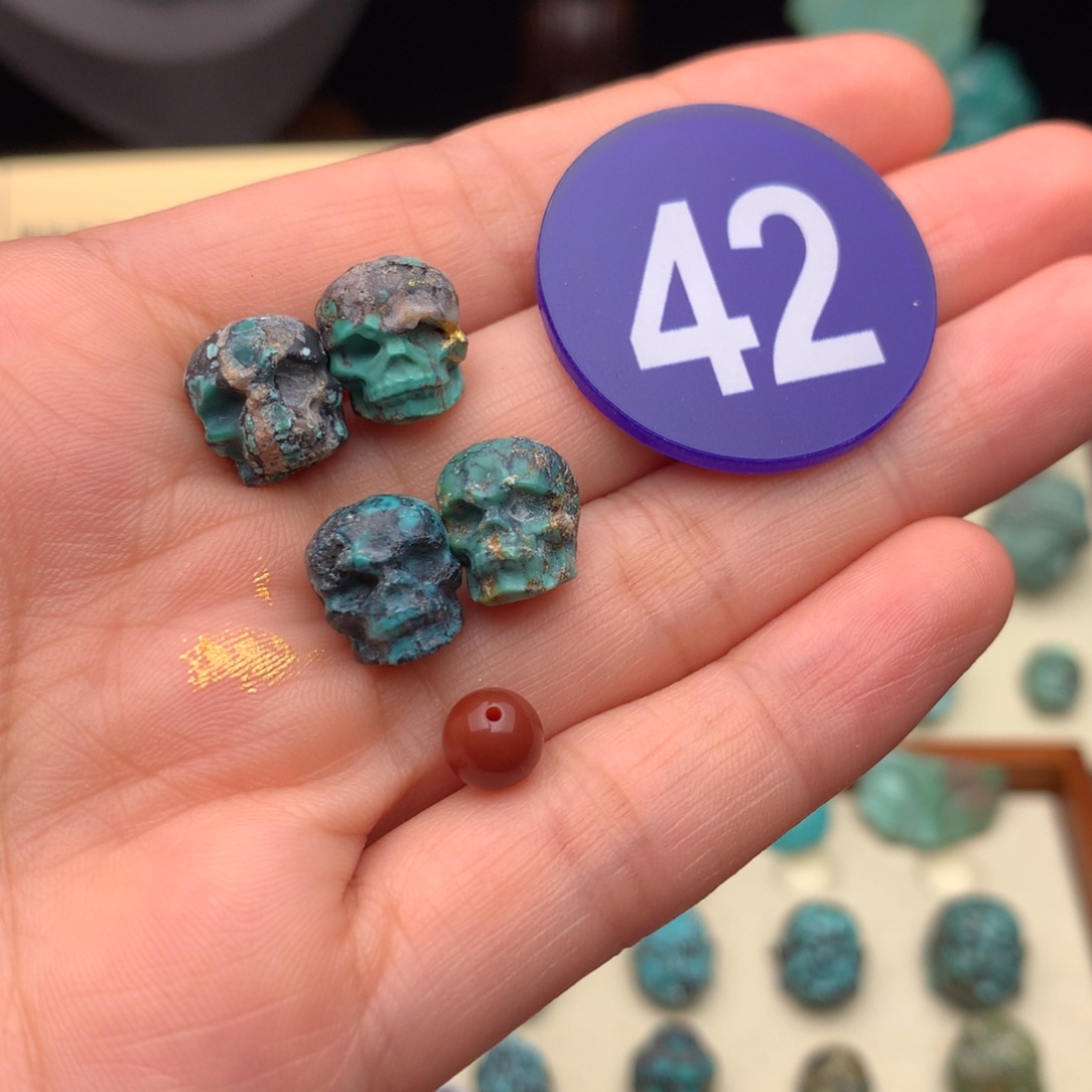 未镶嵌6.3克南红玛瑙