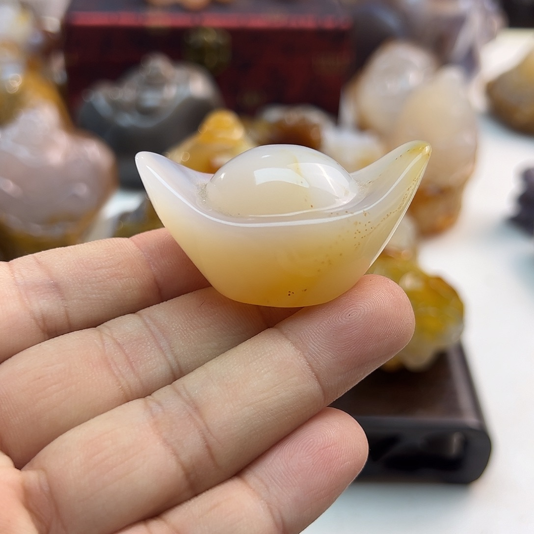 玛瑙/玉髓合金颈饰