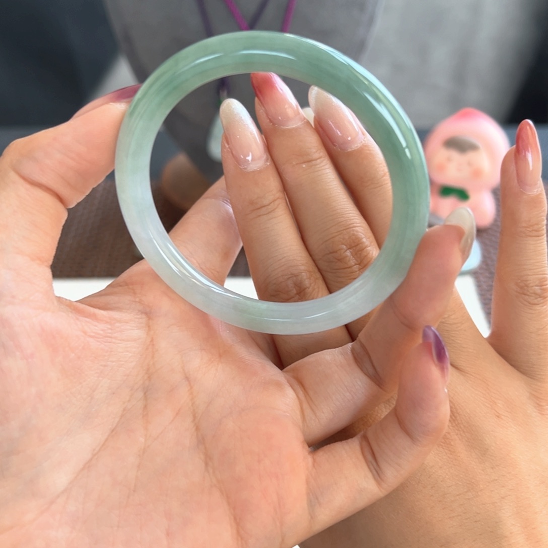 翡翠手镯未镶嵌13号 55.1