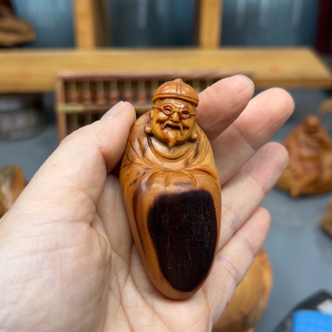 柏木崖柏木摆件手把件，49