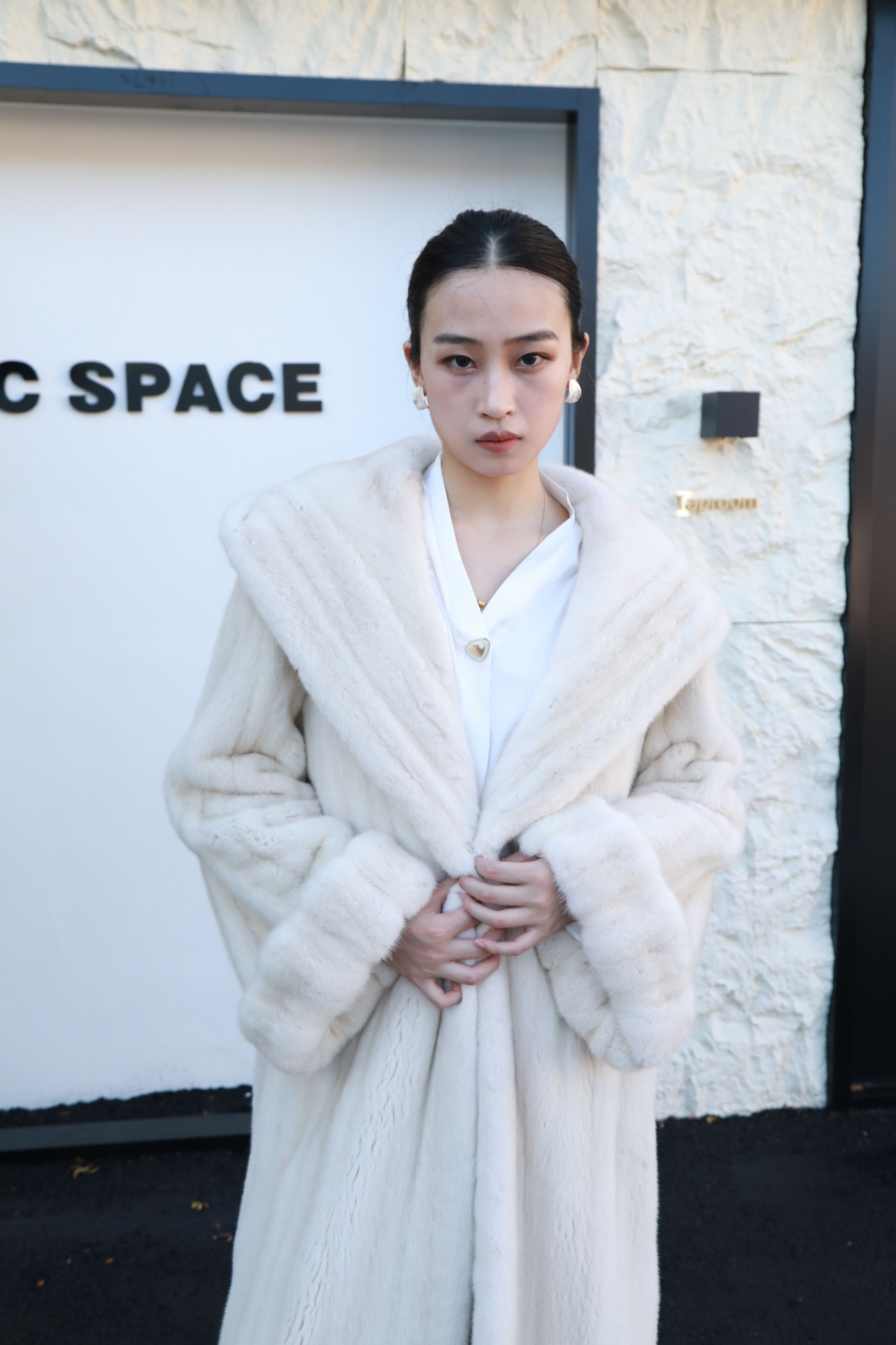 海宁皮草紫金短二天鹅绒气质逃挽袖公主披肩帽长款水貂皮草外套女