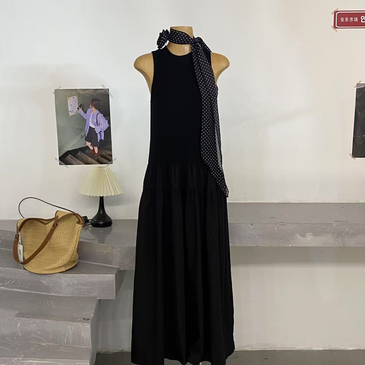 【ARONG阿荣家】连衣裙05219-黑色-F