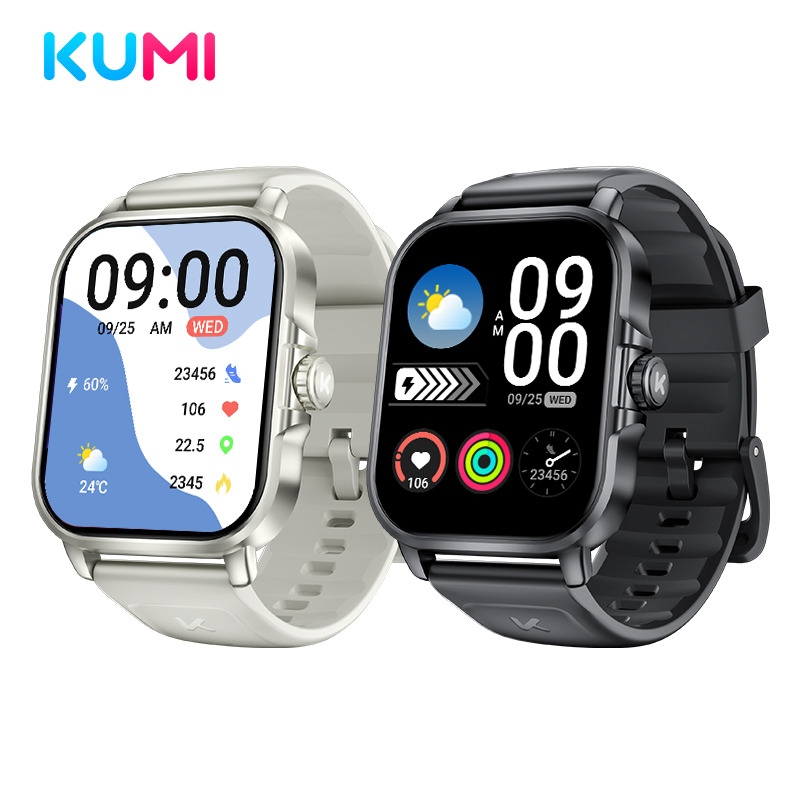 【仁汇优品C】KUMI库觅 KU7Meta AI文心一言蓝牙通话智能手表