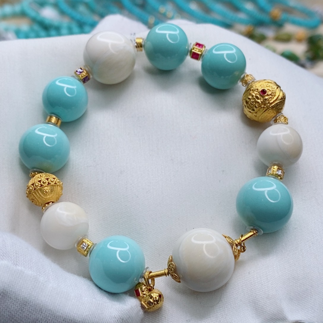 绿松石珠宝奇石未镶嵌