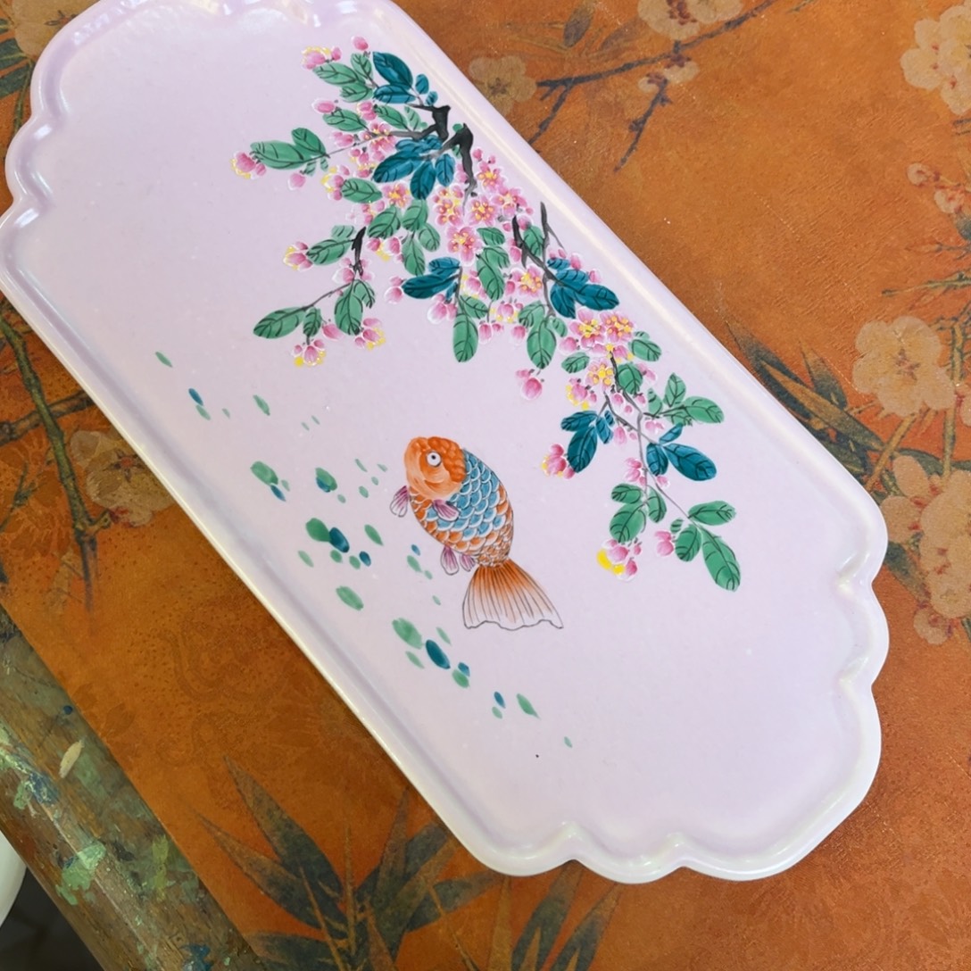 景德镇柴烧手工手绘陶瓷