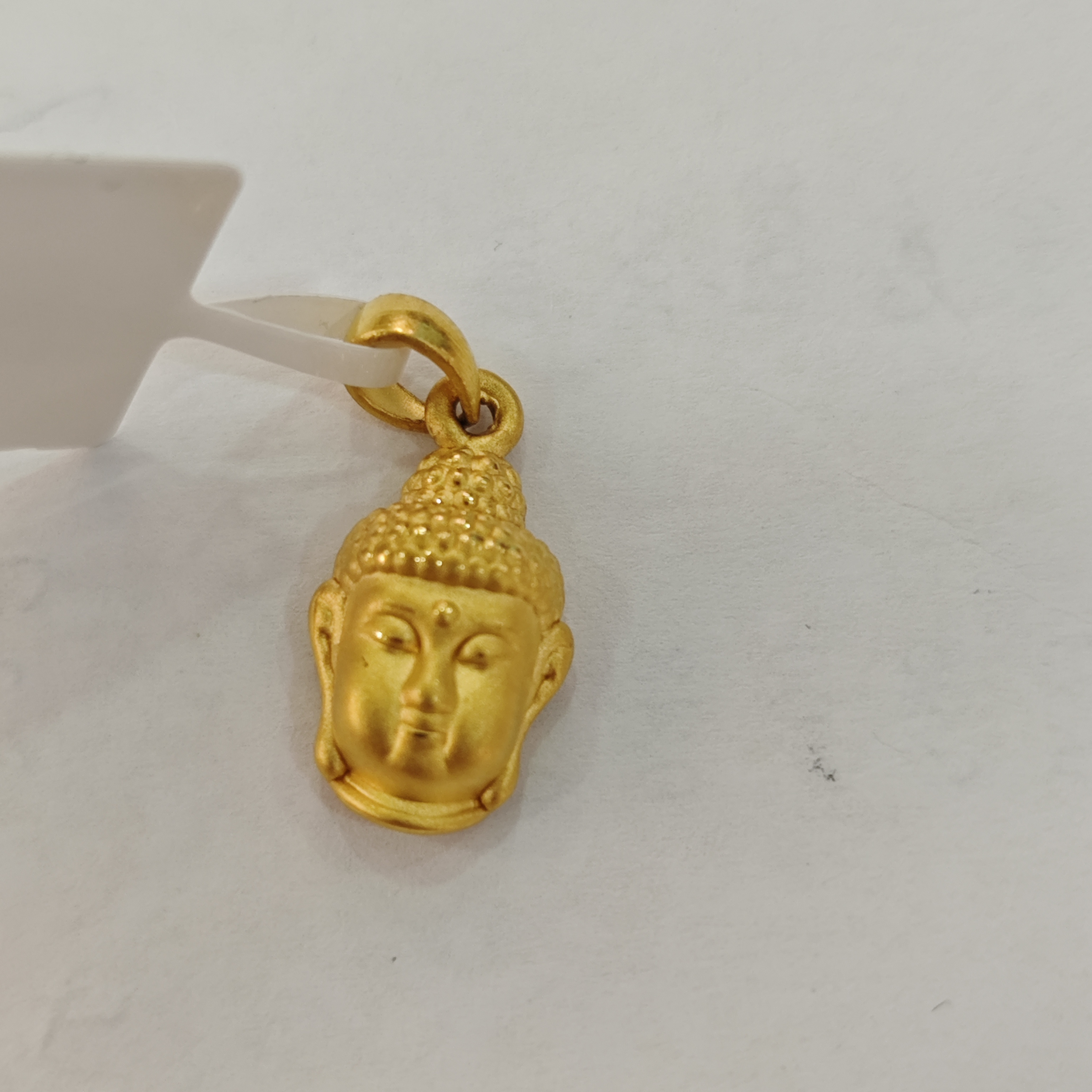 【思思专享】 足金999饰品 佛头永保平安吊坠 1.66 GP