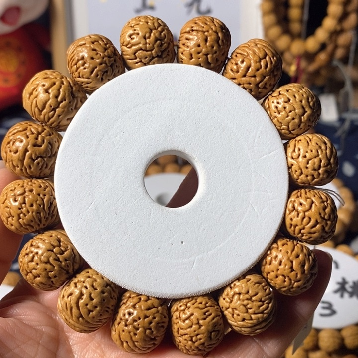 桃核手串崽****苹果圆单圈19