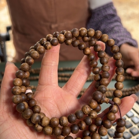 沉香手串白棋22克卡0.8多样性发1串