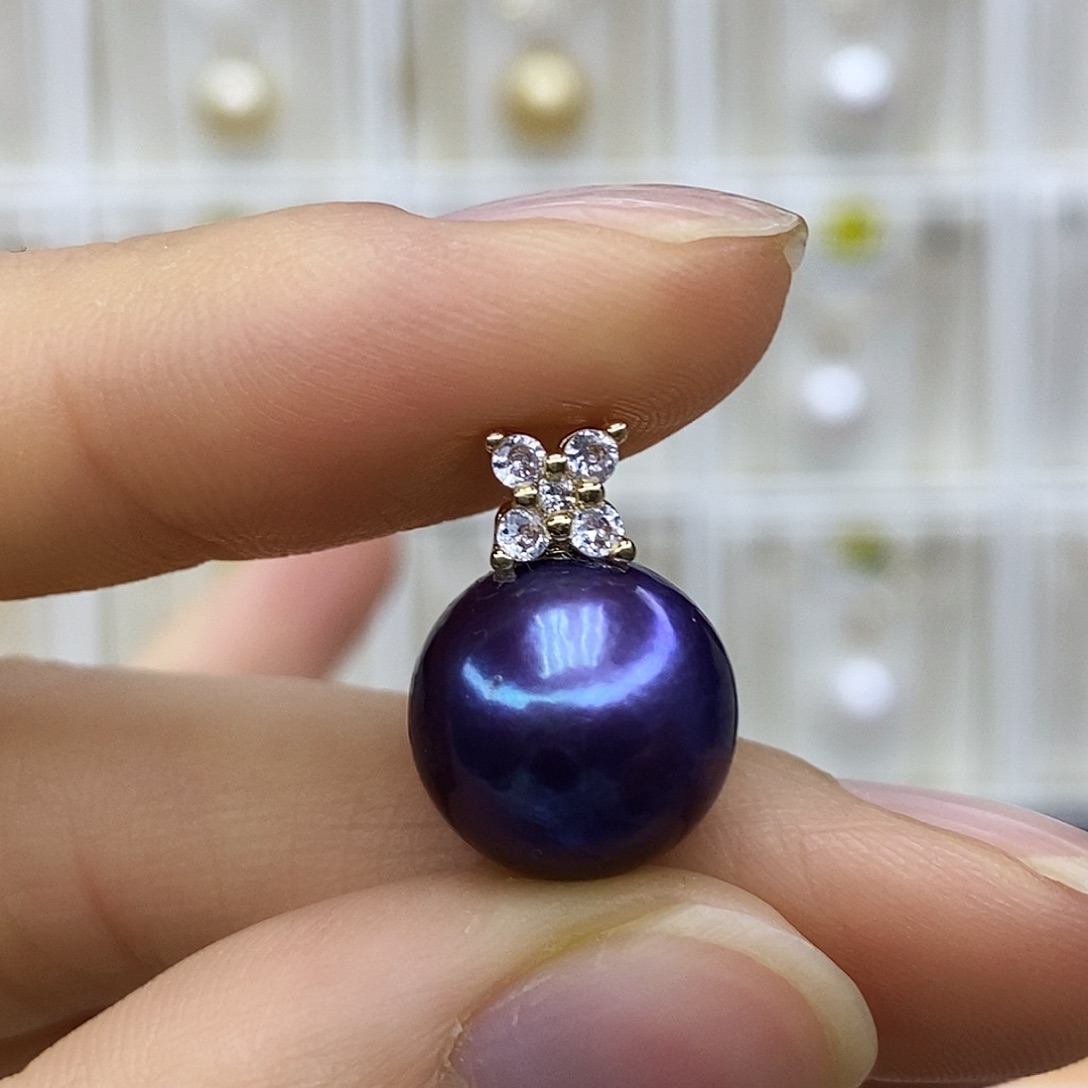 淡水珍珠未镶嵌吊坠(赠链)