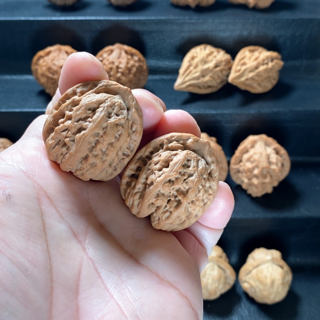 桃核把件原生态盘山佛肚34