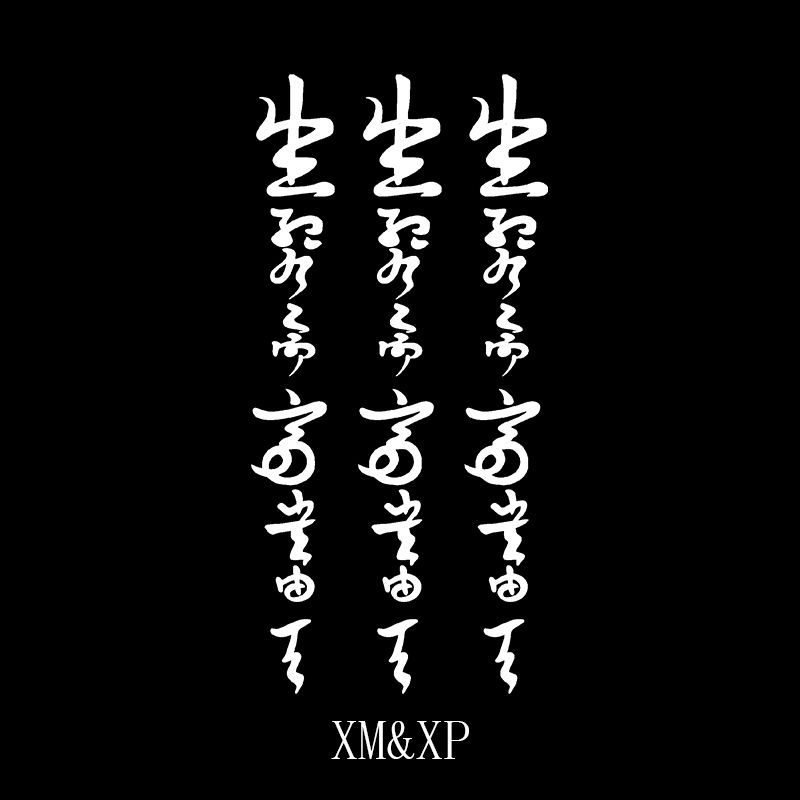 XM&XP 富贵由天 半臂草本纹身贴防水女持久男半永久仿真刺青果汁