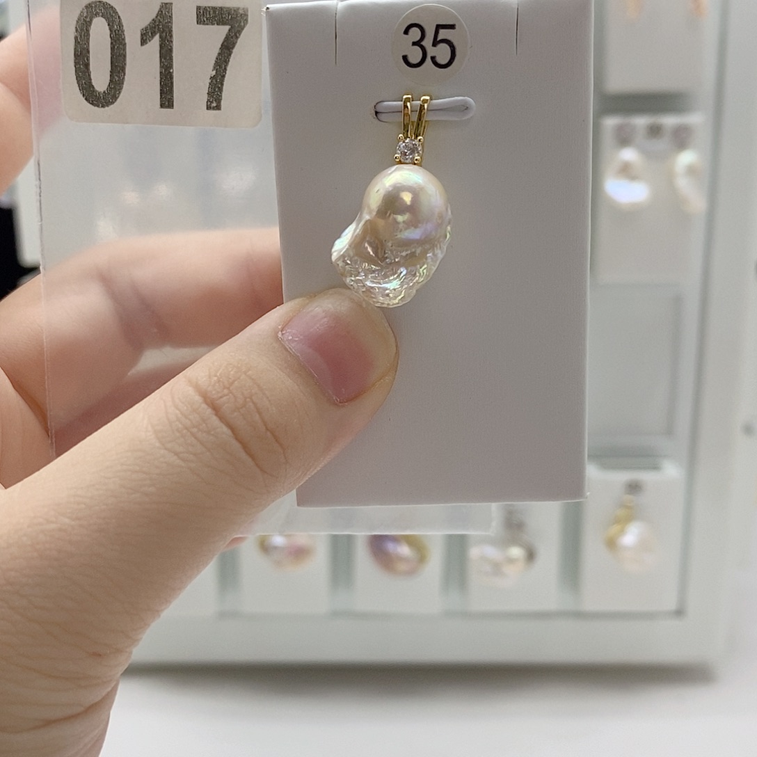 颈饰合金淡水珍珠