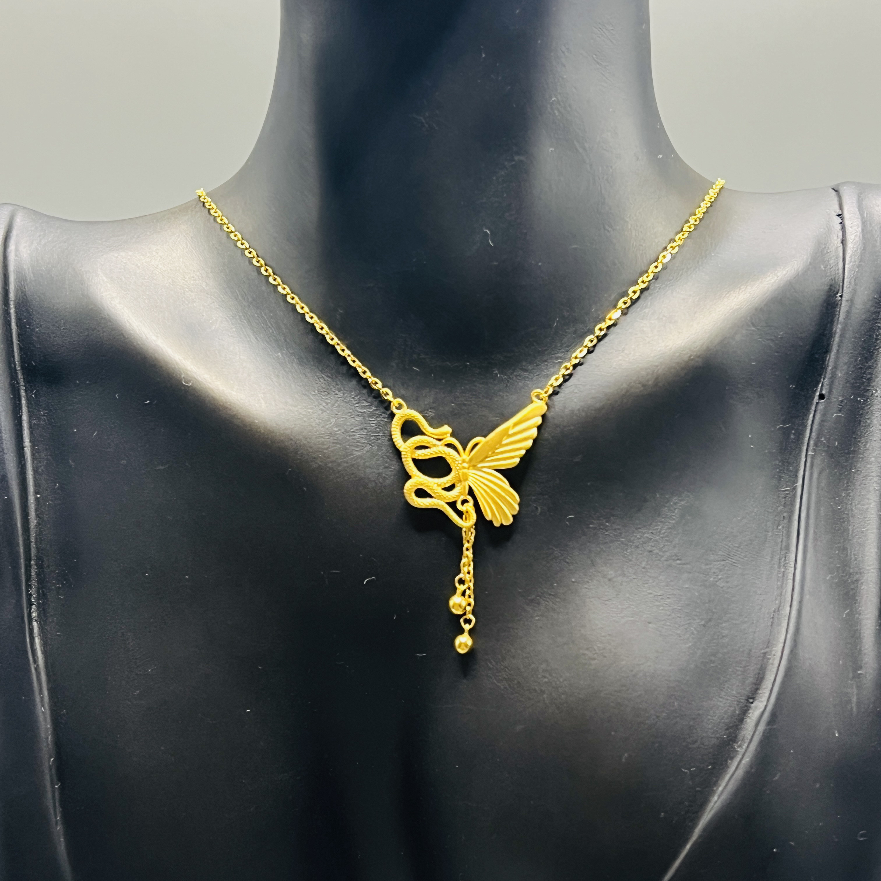 A播 10.13g足金999项链e